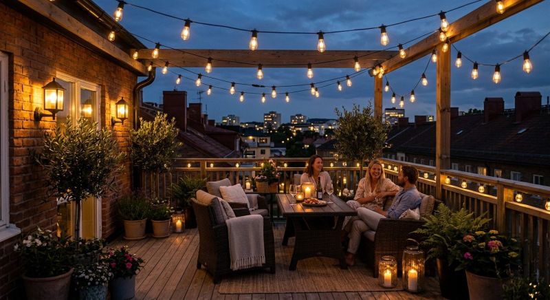 Terrace Lighting Installation in Utah County, UT