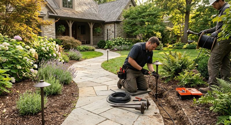 Walkway Lighting Installation in Littleton, CO