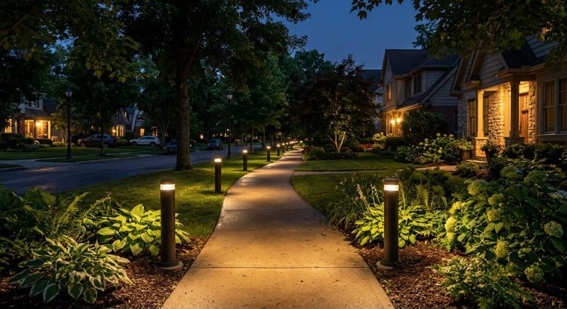 Walkway Lighting Installation in Orem, UT